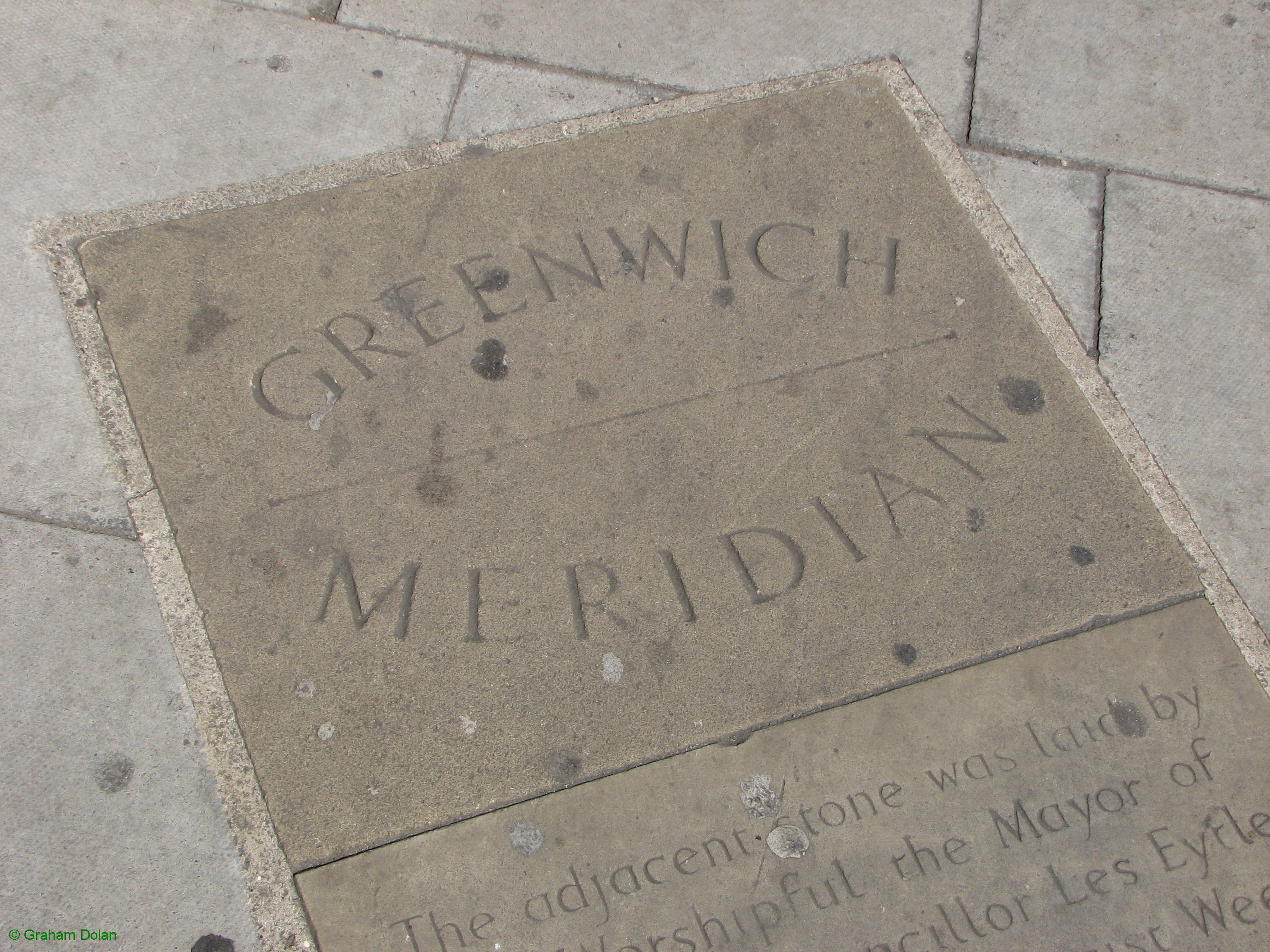 Greenwich Meridian Marker; England; LB Lewisham; Lewisham (SE13)